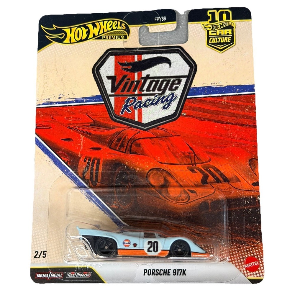 Hot Wheels Premium - 2026 Vintage Racing 2/5 Porsche 917K (BBJKF03) NEW